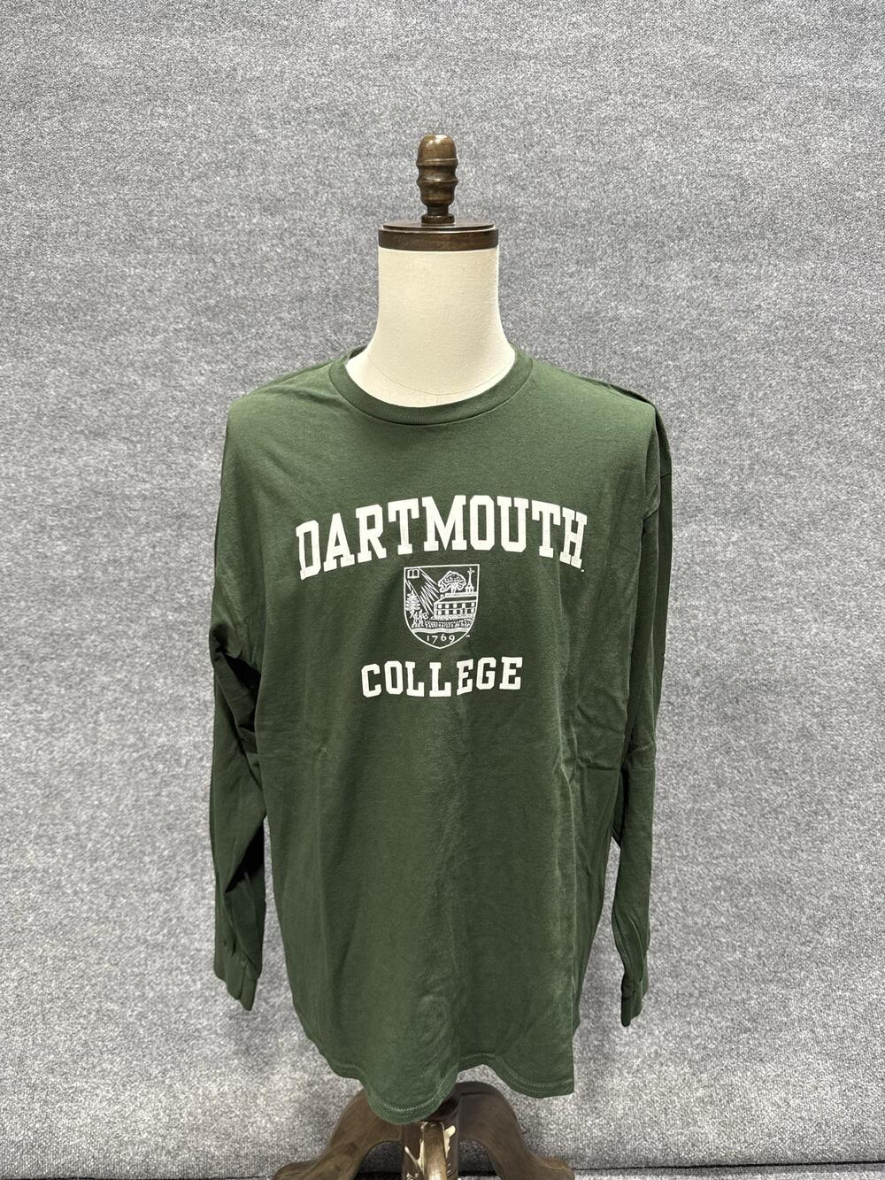 Dartmouth College Shirt Mens XL Green NCAA Ivysport Long Sleeve Graphic Tee Top